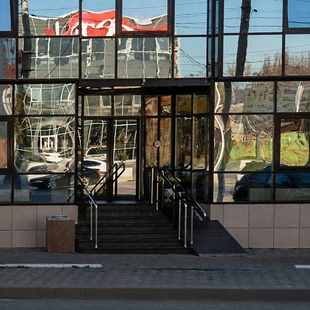 Парковая бетонная урна квадратная
